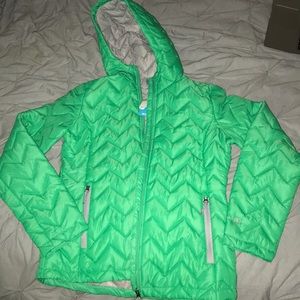 NWT free country green puffy jacket